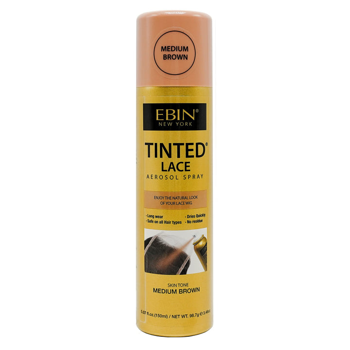 EBIN NEW YORK Tinted Lace Spray - 5.07oz (Medium Brown)