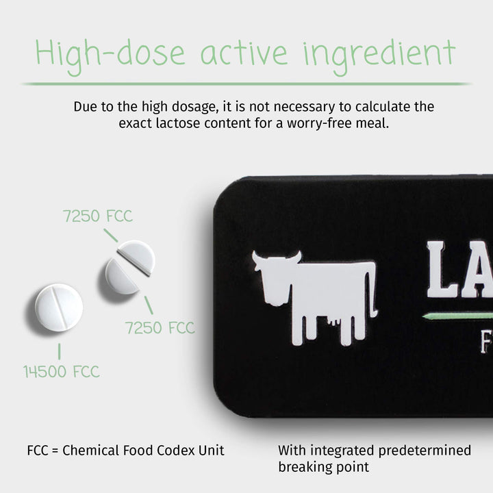 LactoJoy Lactase Pills I 80 Pieces I Powerful Lactase Enzymes for Lactose Intolerance I Ultra Pure Lactase for Improved Digestion I No Silicon Dioxide, No Artificial Flavors, No Sucralose I 100% Vegan
