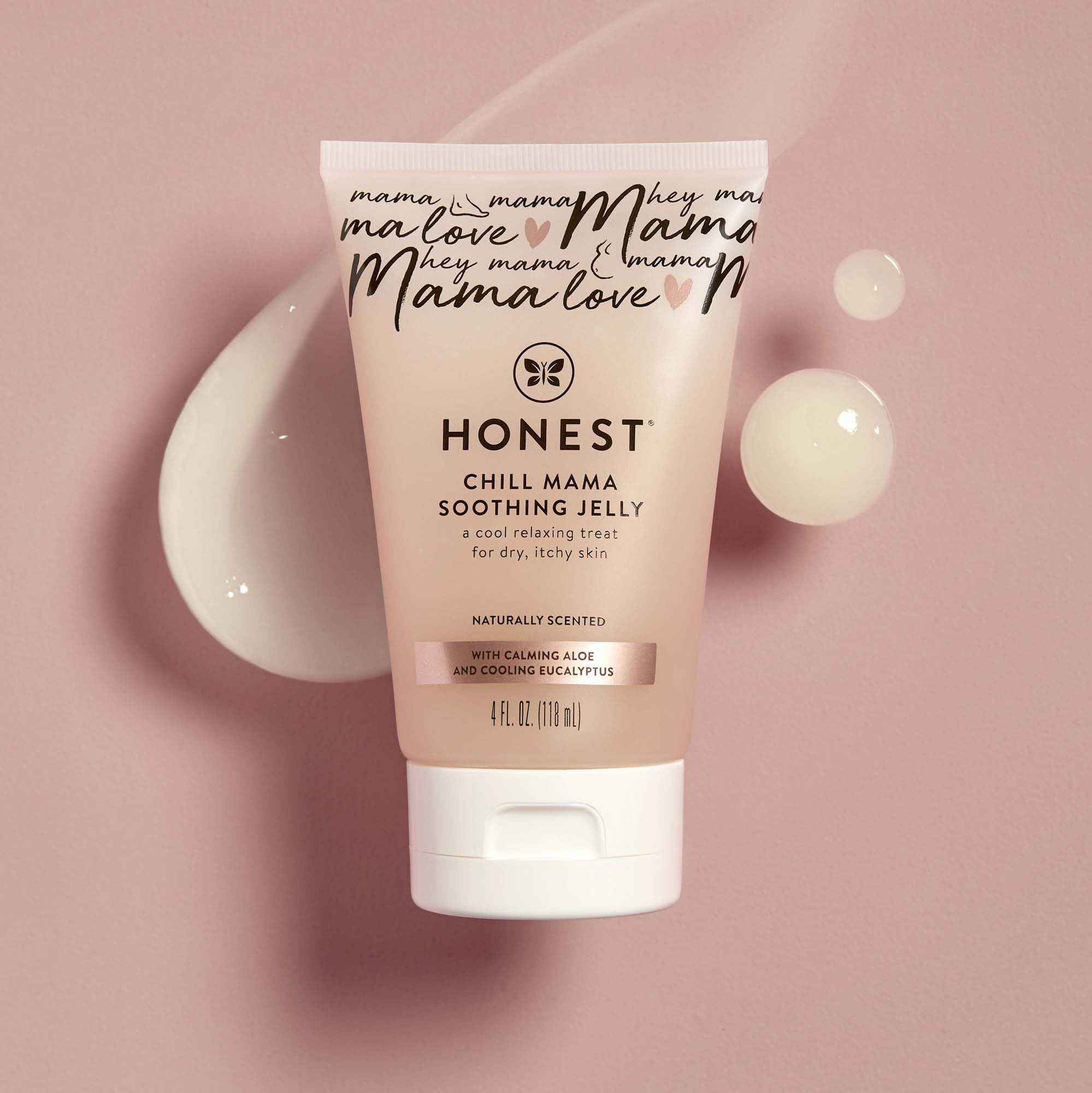 The Honest Company Honest Mama Chill Mama Soothing Jelly | Cooling Formula for Itchy Skin | Aloe + Eucalyptus Infused | 4 fl oz