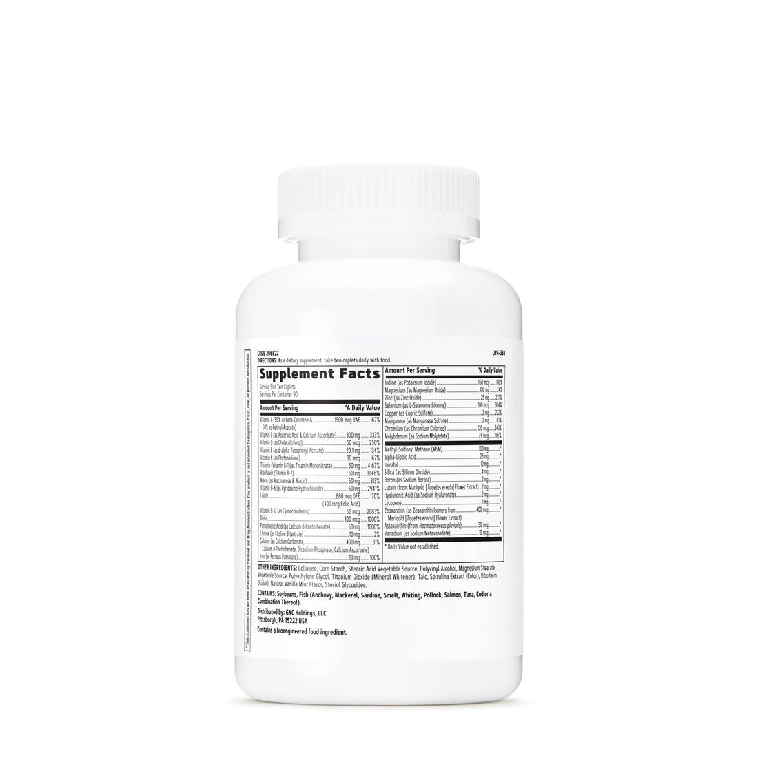 GNC Women's Active Multivitamin | Energy Production, Bone Health, and Overall Wellness | 180 Count