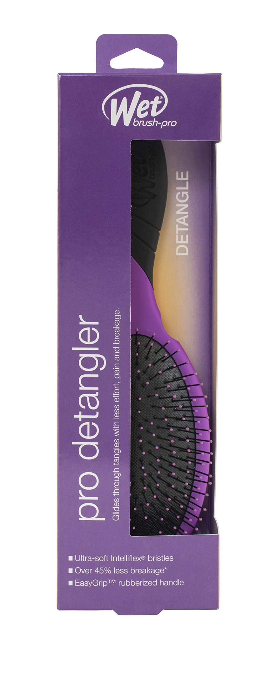 Wet Brush Pro Detangler - EasyGrip (Purple)