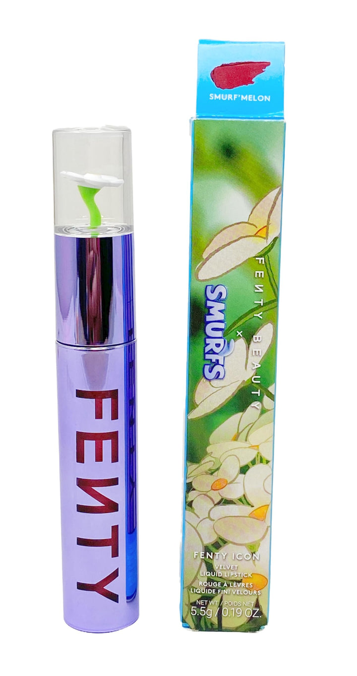 FENTY BEAUTY x Smurfs Fenty Icon Velvet Liquid Lipstick - Smurf'Melon (.19 Oz)