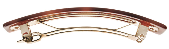 Tortoise : France Luxe Classic Rectangle Barrette - Tortoise