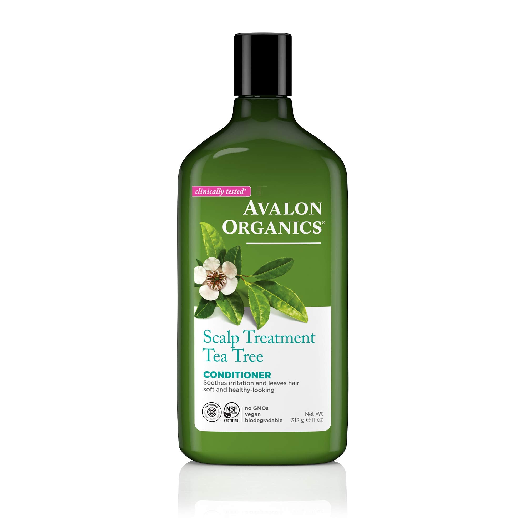 Avalon Organics Scalp Treatment Tea Tree Conditioner, 11 oz