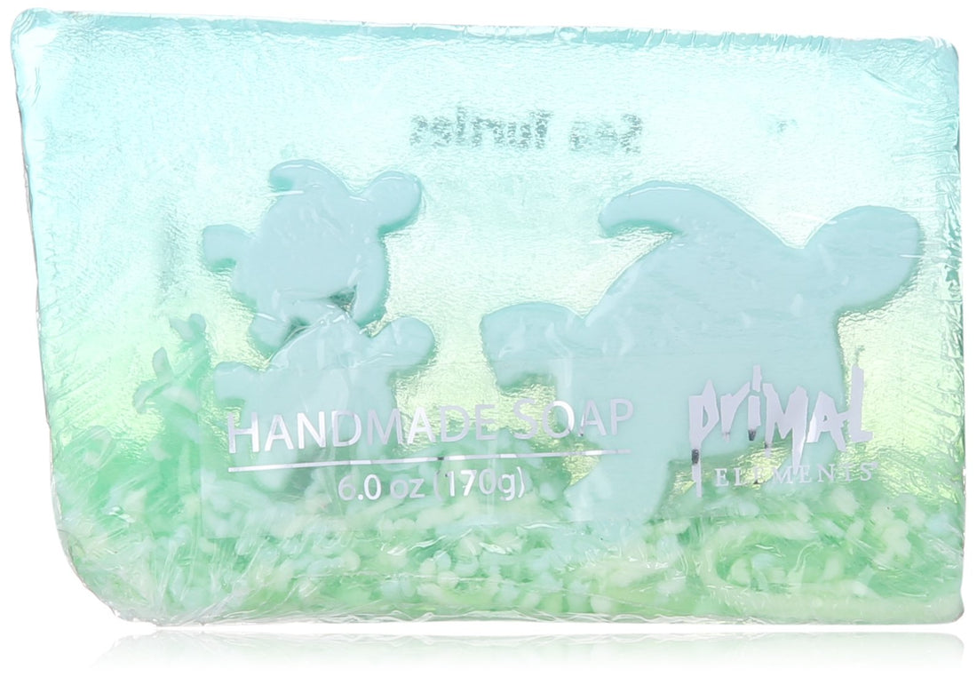 Primal Elements Bar Soap in Shrinkwrap, Sea Turtles, 6 Ounce
