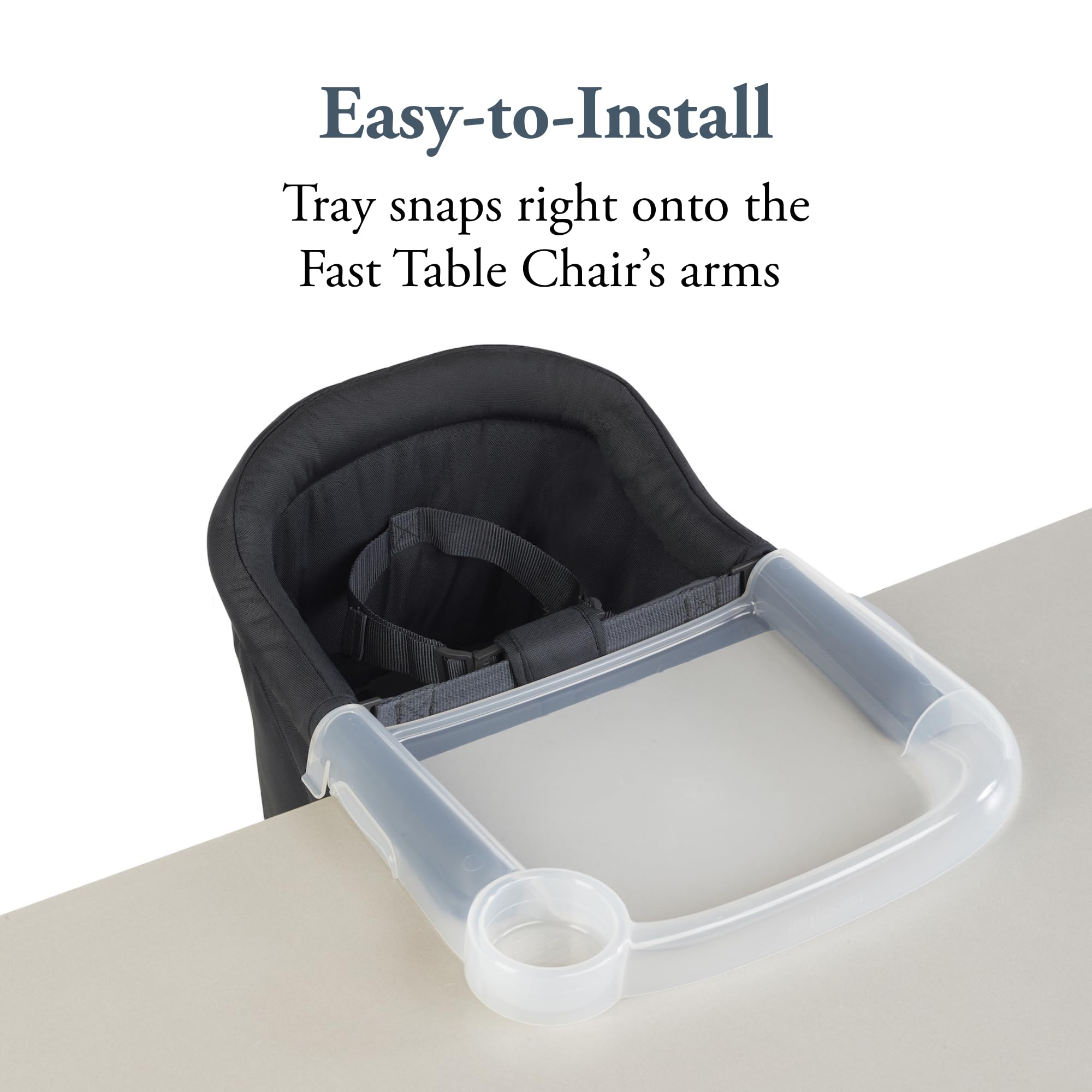 Inglesina Fast Dining Tray Plus - Compatible with Inglesina Fast Table Chair - Durable & Easy to Clean - Quick, Simple Installation - BPA Free