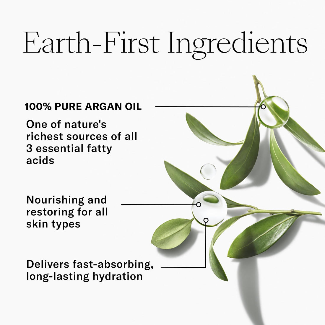 Josie Maran Mini Argan Oil Gift Set - 5 Travel Size Bottles of Pure Argan Oil for Hair, Dry Skin & Nails - Everyday Oil with Vitamin E + Essential Fatty Acids (5 Piece Set, 15ml Each)