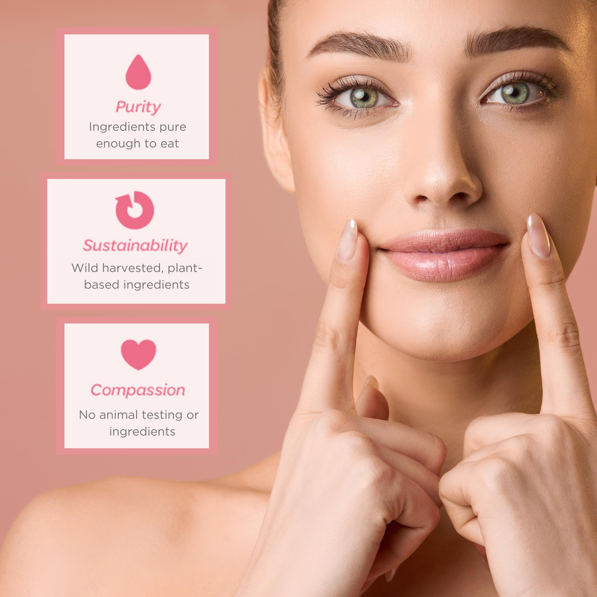 Ellovi Natural Lip Butter Lip Balm - Mint - Pure Enough to Eat - Made With Just 6 Vegan Ingredients - Moisturizing Lip Care for All Day Hydration (Single)