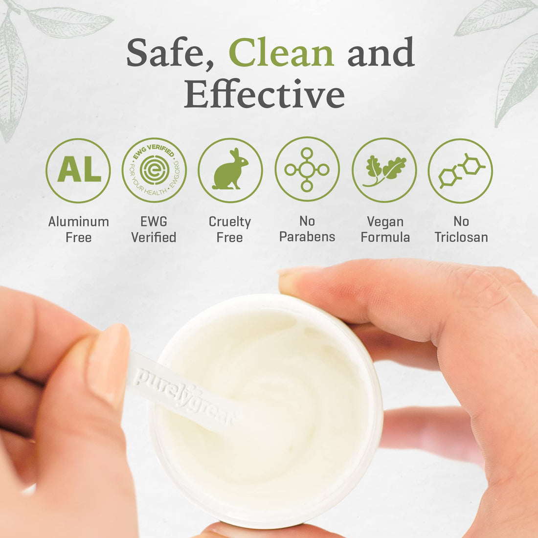 Natural Deodorant for Women Floral