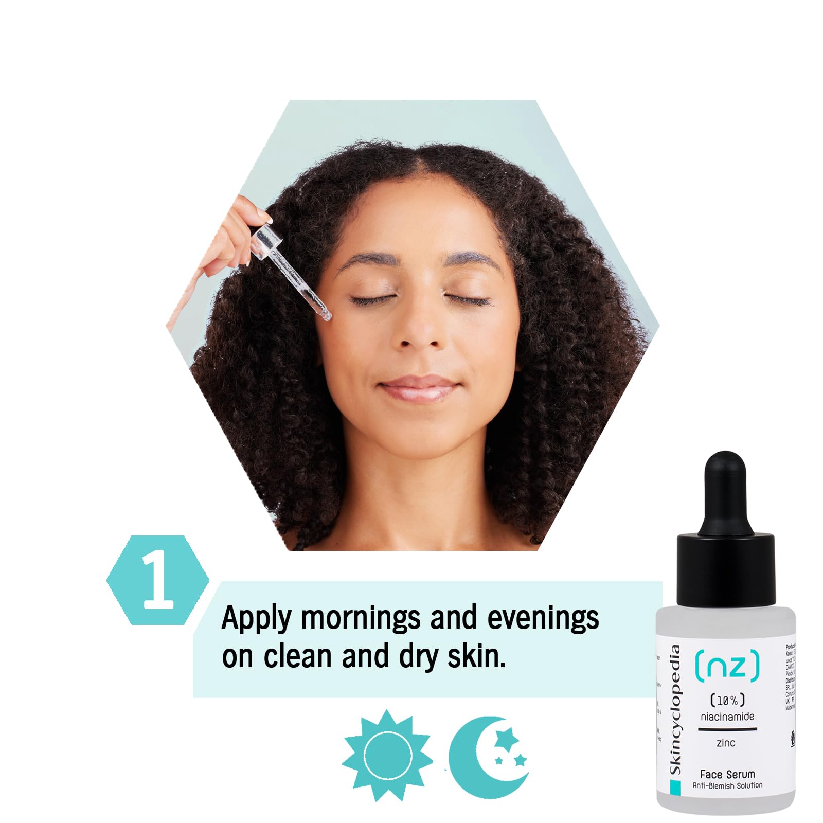 Skincyclopedia Pure Niacinamide & Zinc Face Serum, Anti Blemish Solution & Pore Minimizer, Acne Control & Oil Balancing, Clears Acne Marks & Blemishes