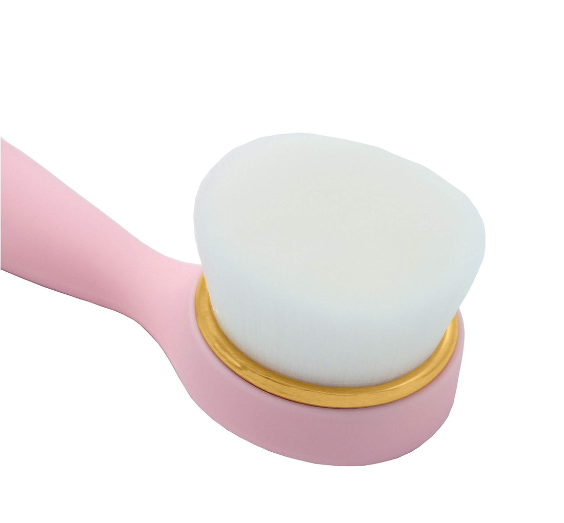 Vincilee Cleansing Brush Ultra-Soft Manual Face Skin Cleanser Brush Massage Brush Makeup Removal Massaging Pore Cleansing Brush with deep Pore Exfoliation