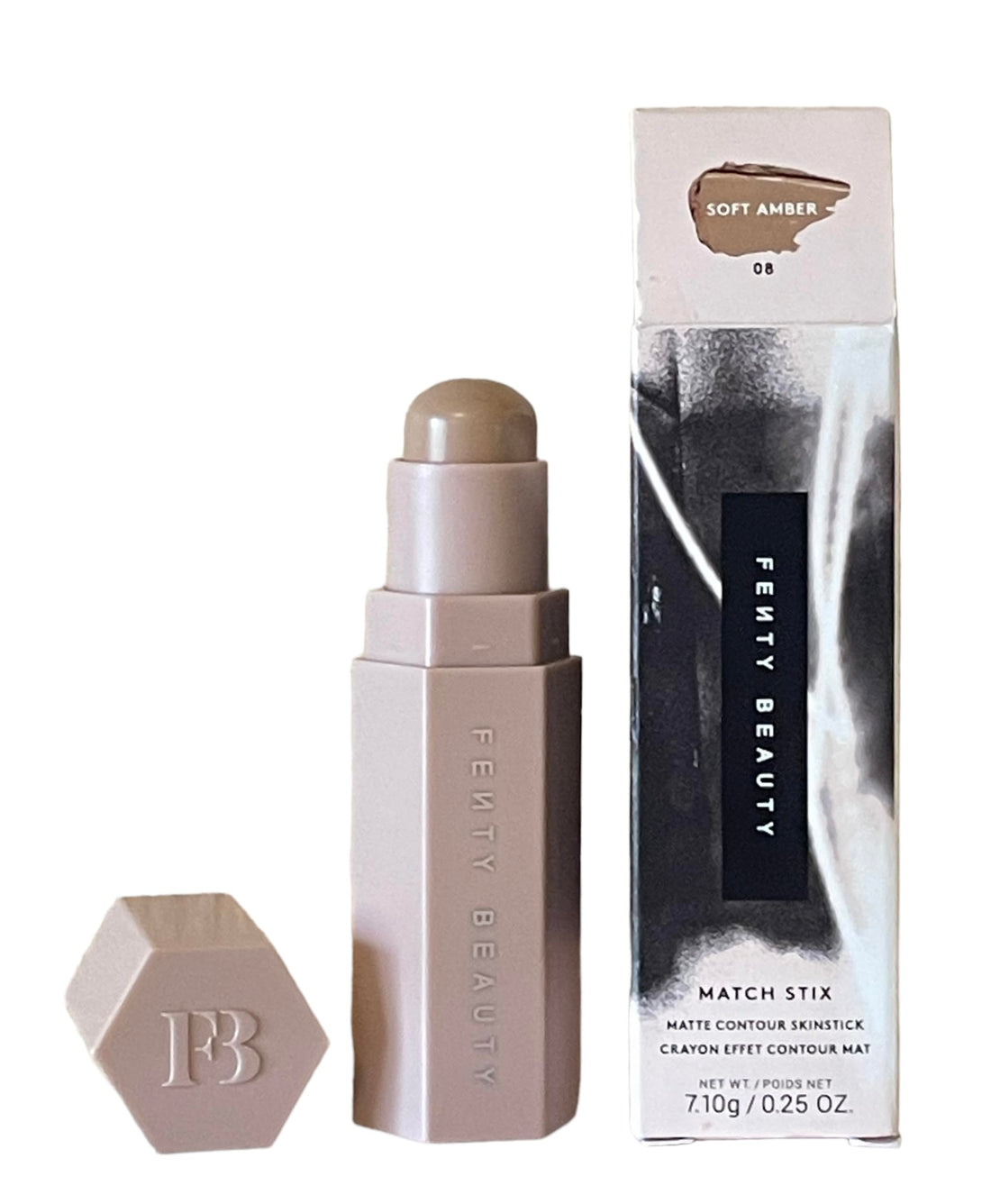 Match Stix Matte Contour Skinstick - 08 Soft Amber by Fenty Beauty for Women - 0.25 oz Contour
