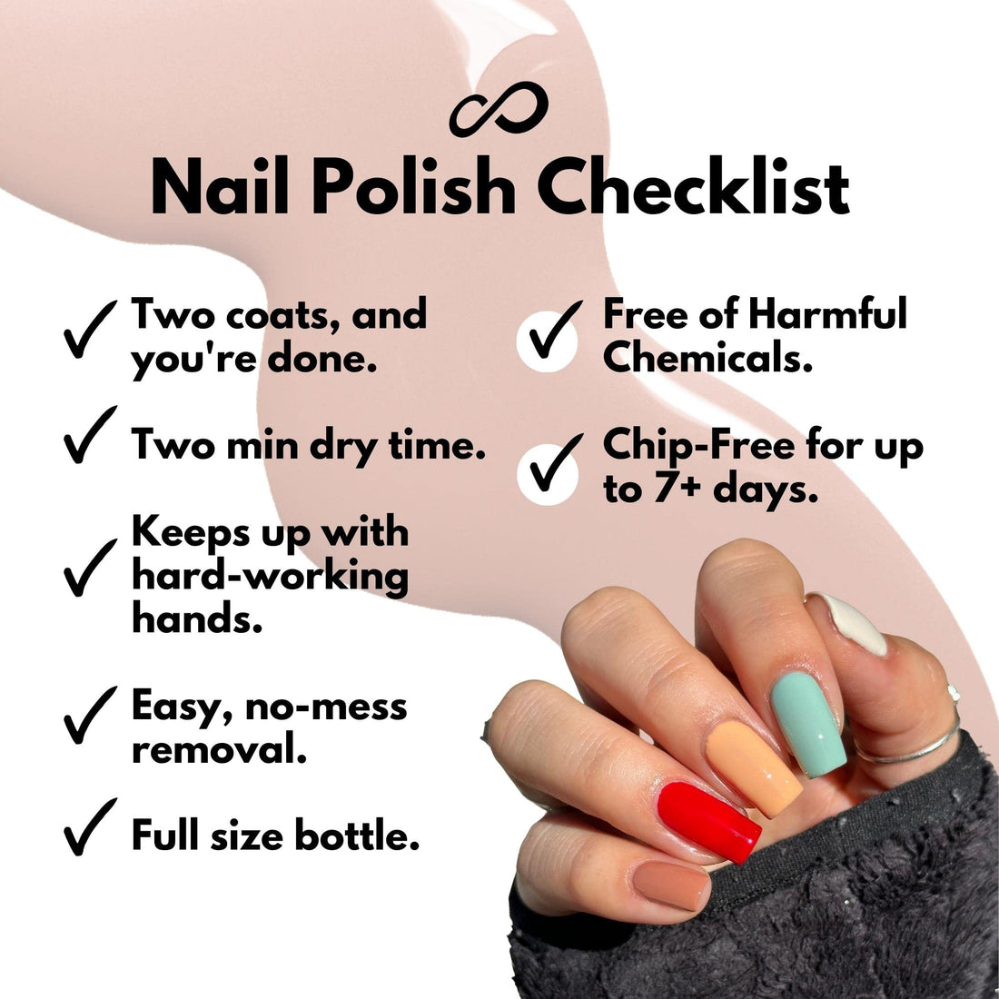 Flower Queen: Eternal 5 Collection â€“ 5 Pieces Set: Long Lasting, Quick Dry, Bright, Nude Or Sheer Nail Polish â€“ 0.46 Fl. Oz (Flower Queen)