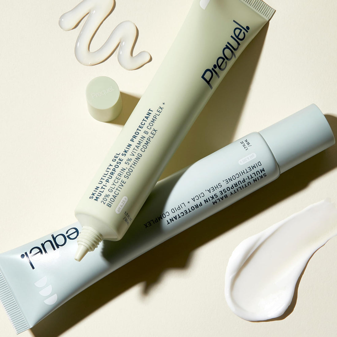 Prequel Skin Utility Balm. Advanced Occlusive Face Cream for Dry Skin, Moisturizer for Sensitive Skin. Thick Non-Comedogenic Barrier Protection with Dimethicone and Shea Butter. 1.7oz Tube