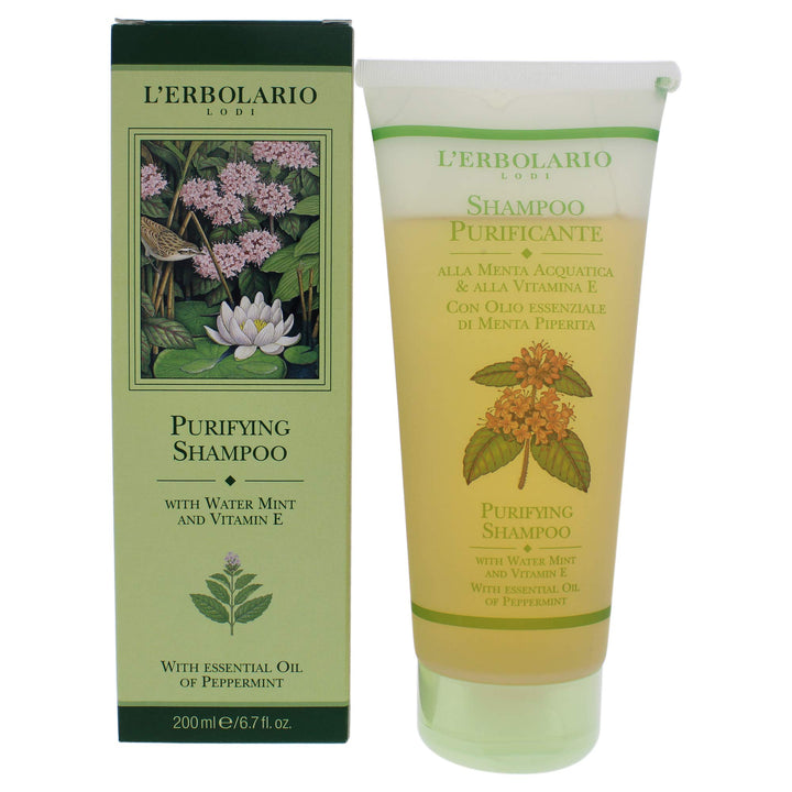 LErbolarioPurifying Shampoo For Unisex 6.7 oz Shampoo
