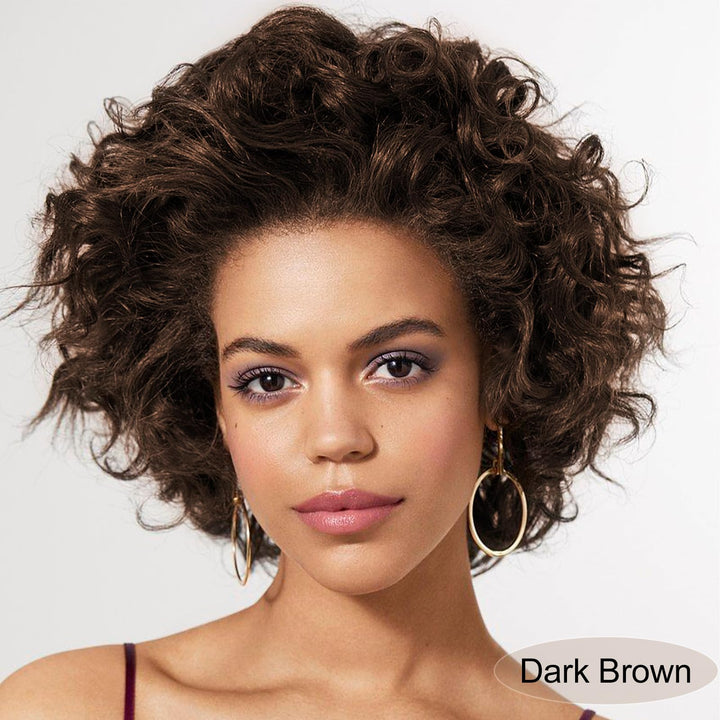 Yocisku Hair Dye Shampoo, Gray Hair Coverage Dye Shampoo, Hair Color Shampoo for All Hair Types, Champu Para Canas, Suitable for Home and Salon (Dark Brown)