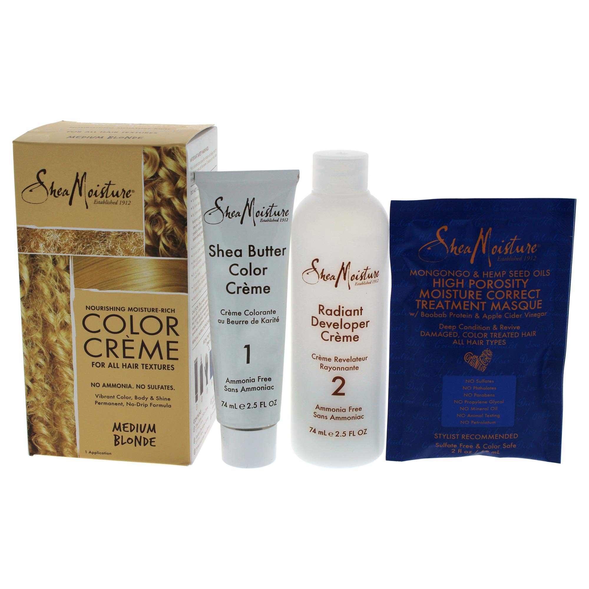 Shea Moisture Nourishing Moisture-rich Color Creme - Medium Blonde, 1 Ea, 1count