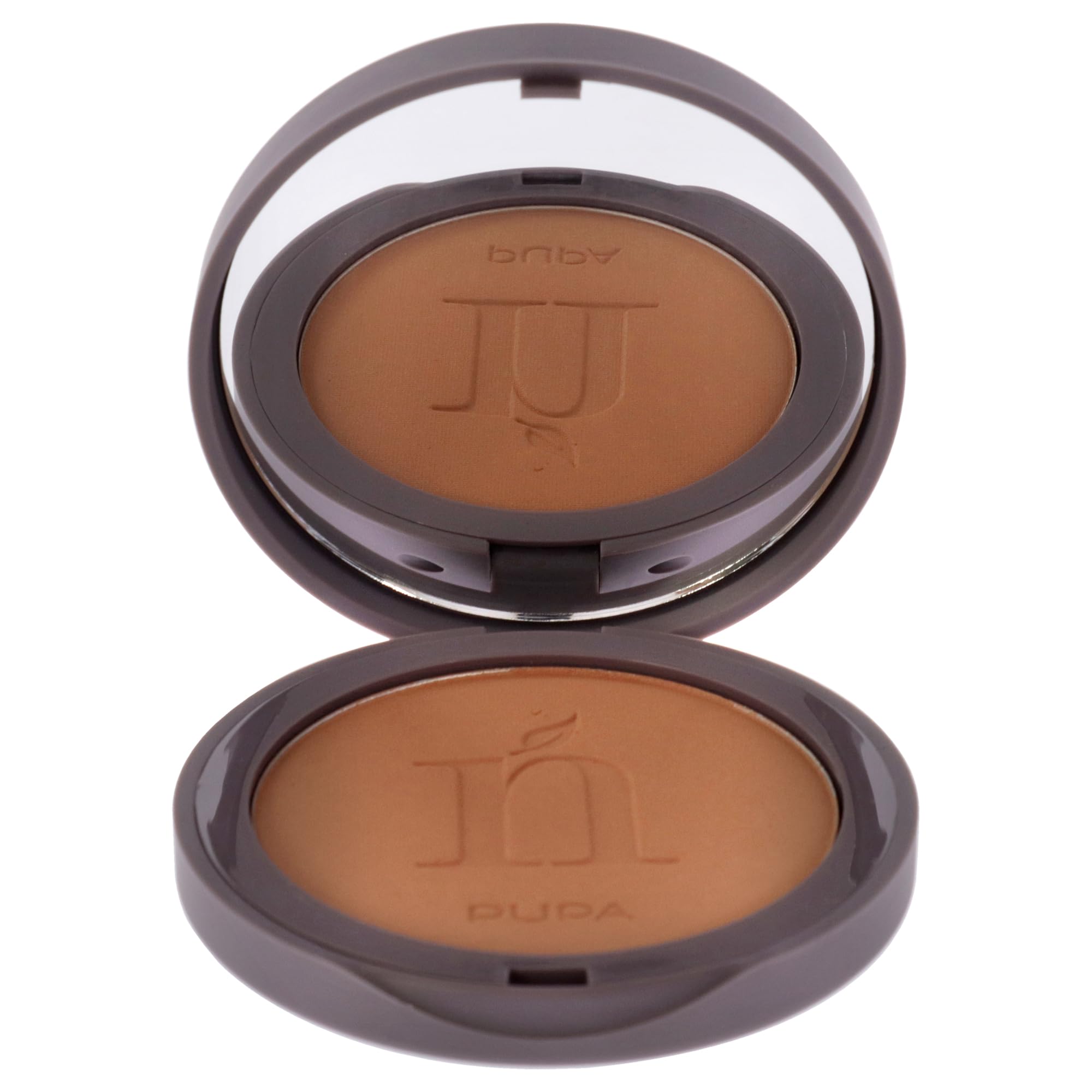 Pupa Milano Natural Side Bronzing Powder - Compact Bronzing Powder 99.9% Ingredients of Natural Origin - Gives Your Face a Natural Even-Looking Tan - 002 Natural Bronze - 0.28 Oz