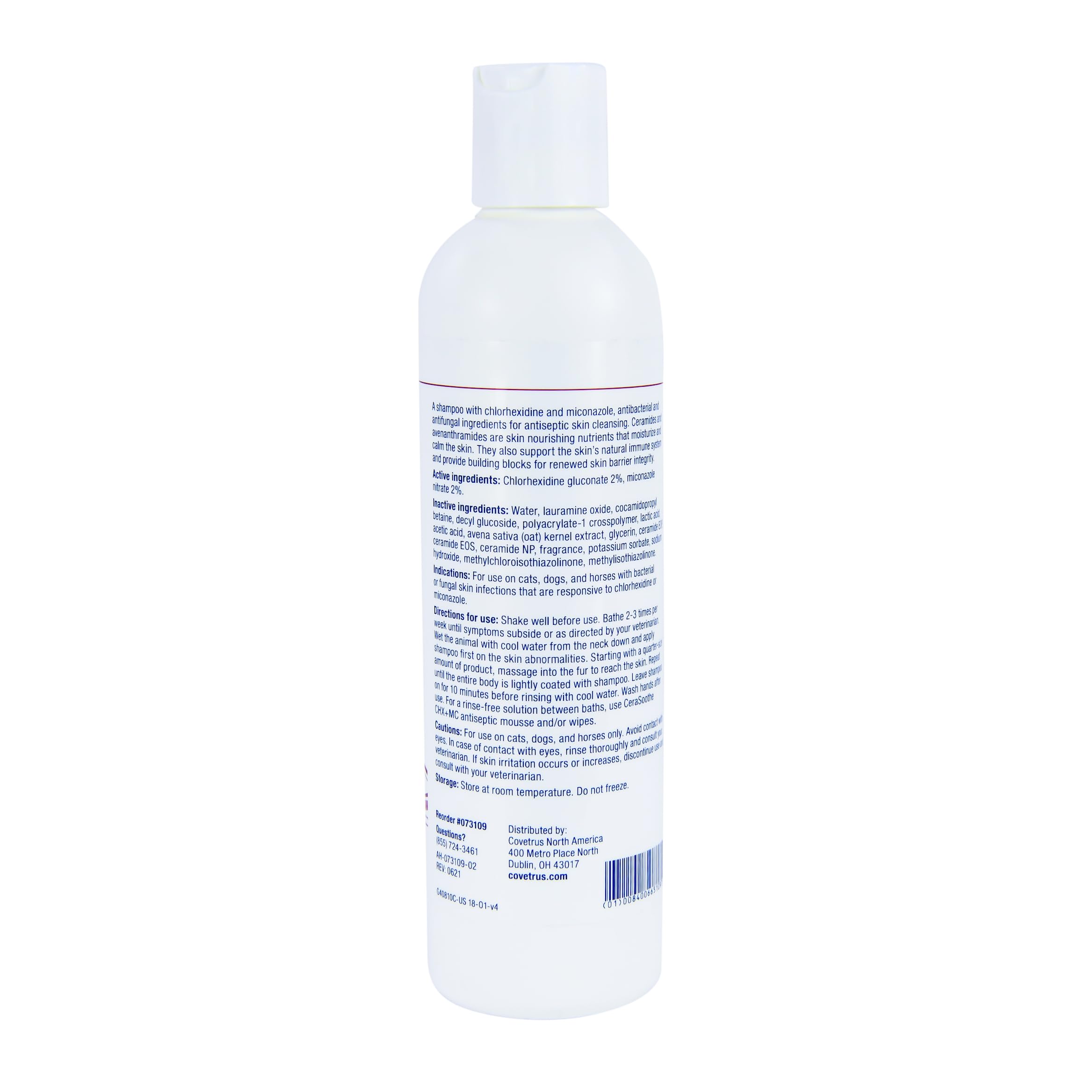 CeraSoothe® CHX+MC Antiseptic Shampoo 8oz