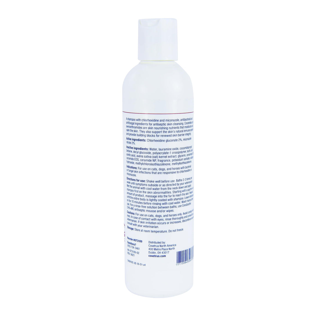 CeraSoothe® CHX+MC Antiseptic Shampoo 8oz