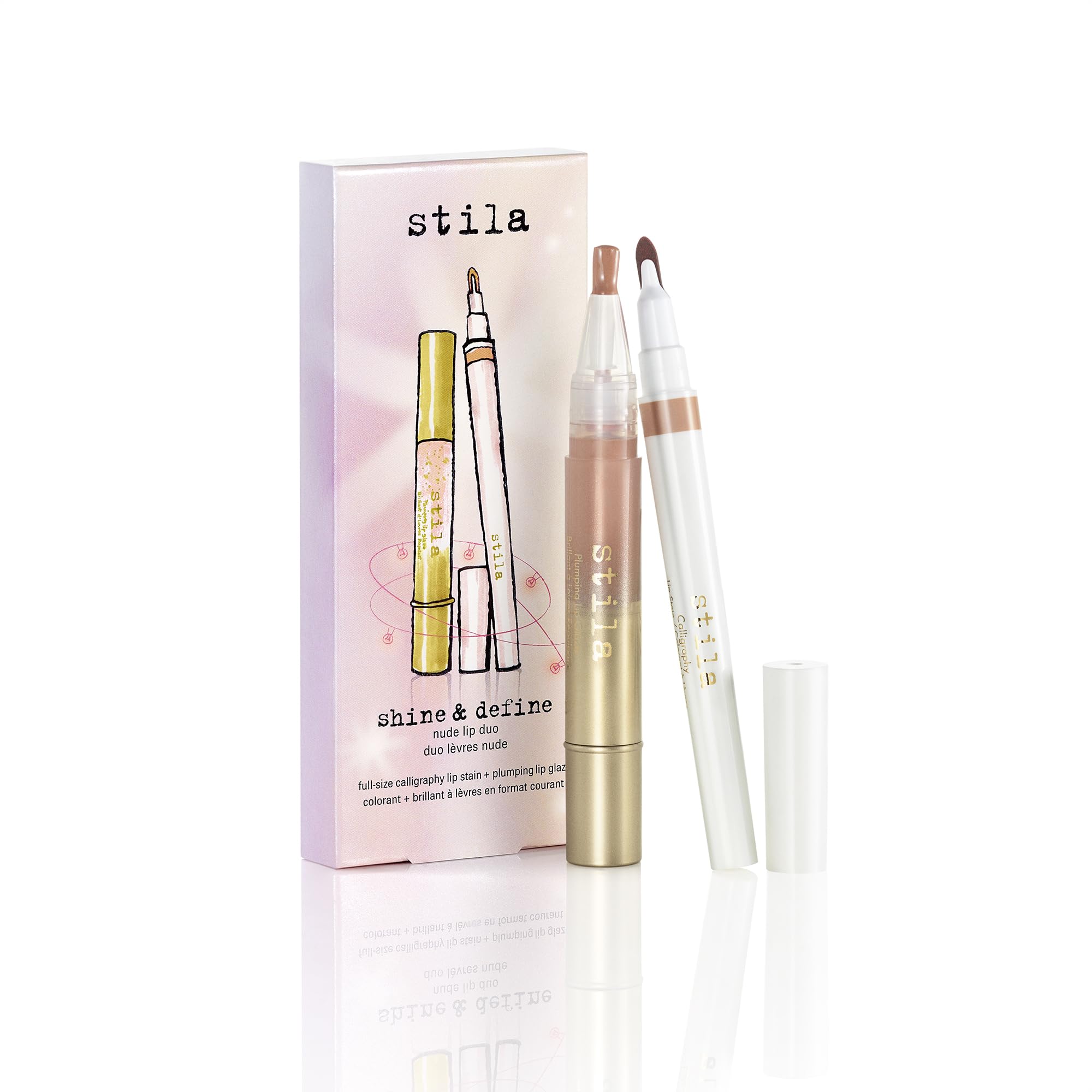 stila Shine & Define Nude Lip Duo