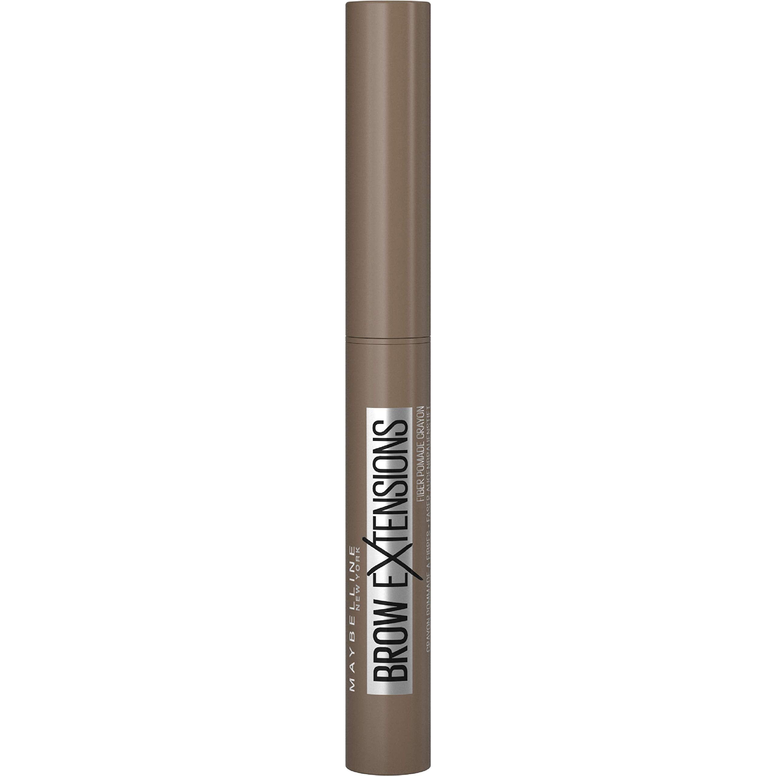 Maybelline New York Brow Extensions Eyebrow Pomade Crayon Defining Eyebrow, 02 Soft Brown