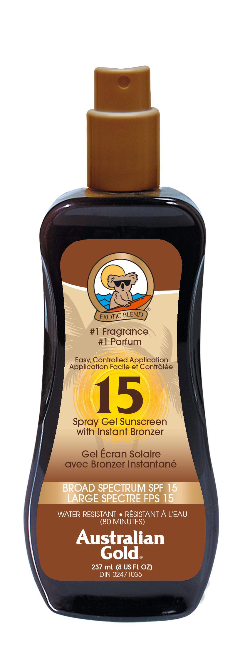 Australian Gold Exotic Blend Spray Gel Sunscreen with...