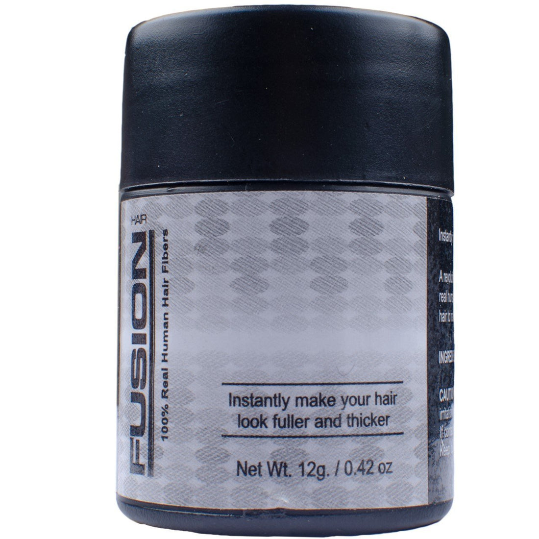 0.43 oz, Brown : HAIR FUSION - 100% Real Human Hair Fibers - Conceal bald and thinning hair - Root touch up - Volumizer - Unisex (0.43 oz, Brown)