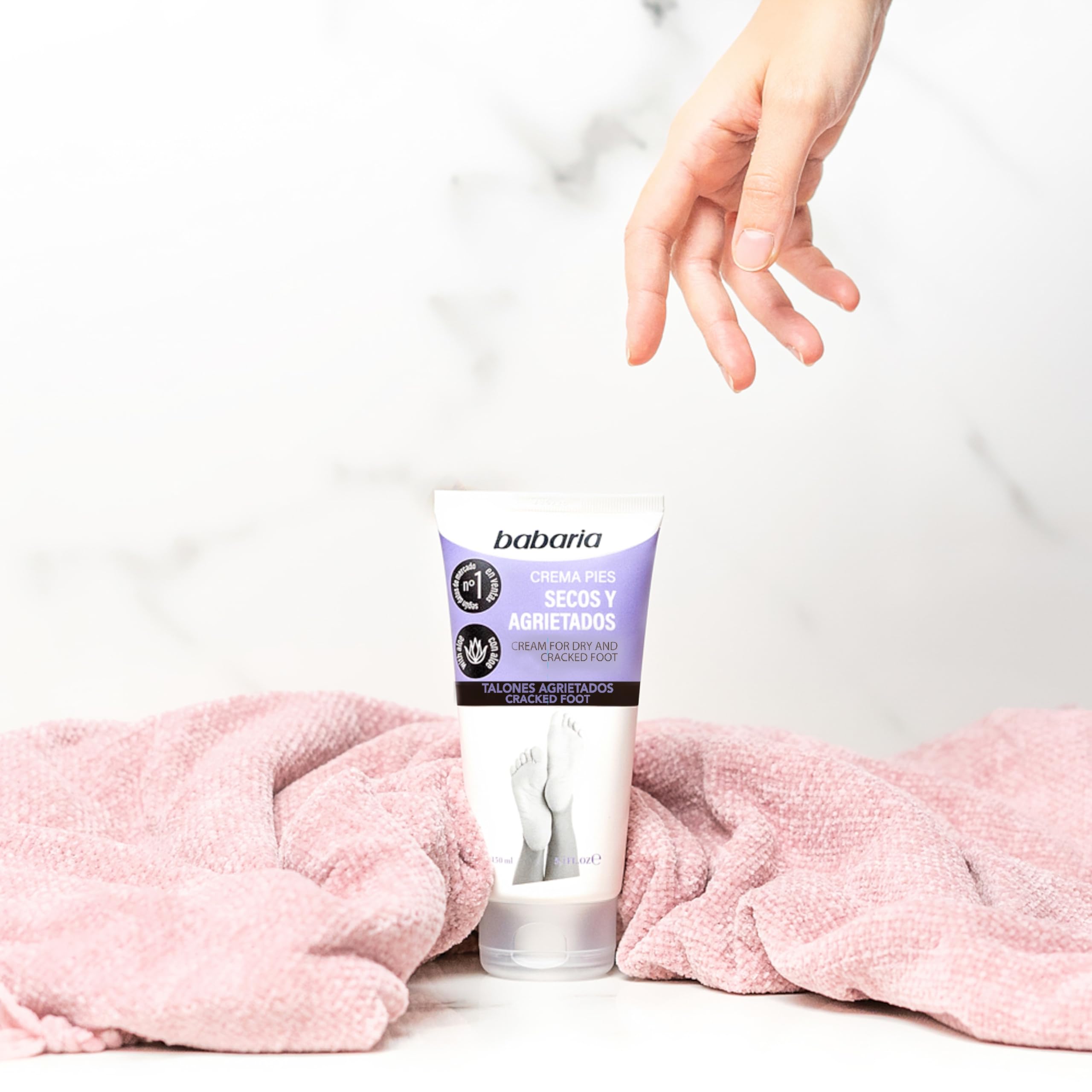 Babaria Aloe Vera Cracked Heel and Very Dry Foot Cream 150ml