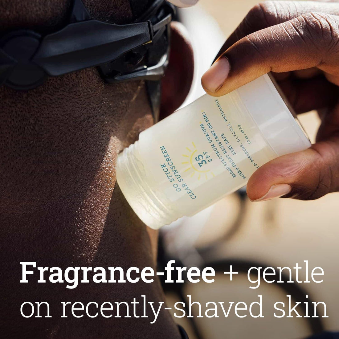 Oars + Alps Go Stick Clear Sunscreen and Sunblock with Jojoba Oil, Water and Sweat Resistant, Reef Safe, SPF 35, 1.7 Oz