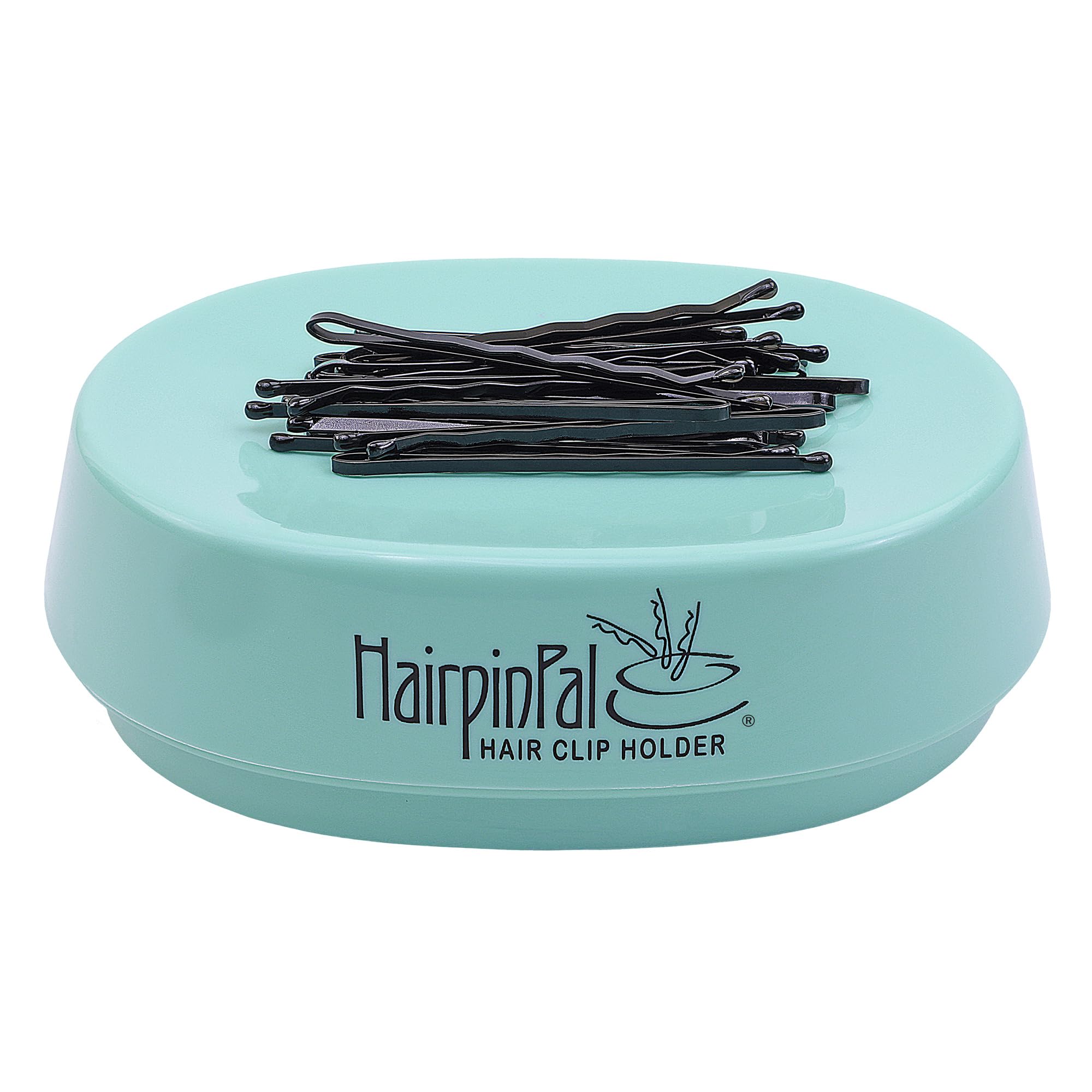 Bobby Pin and Hair Clip Magnetic Holder: HairpinPal (Sea Foam Teal)