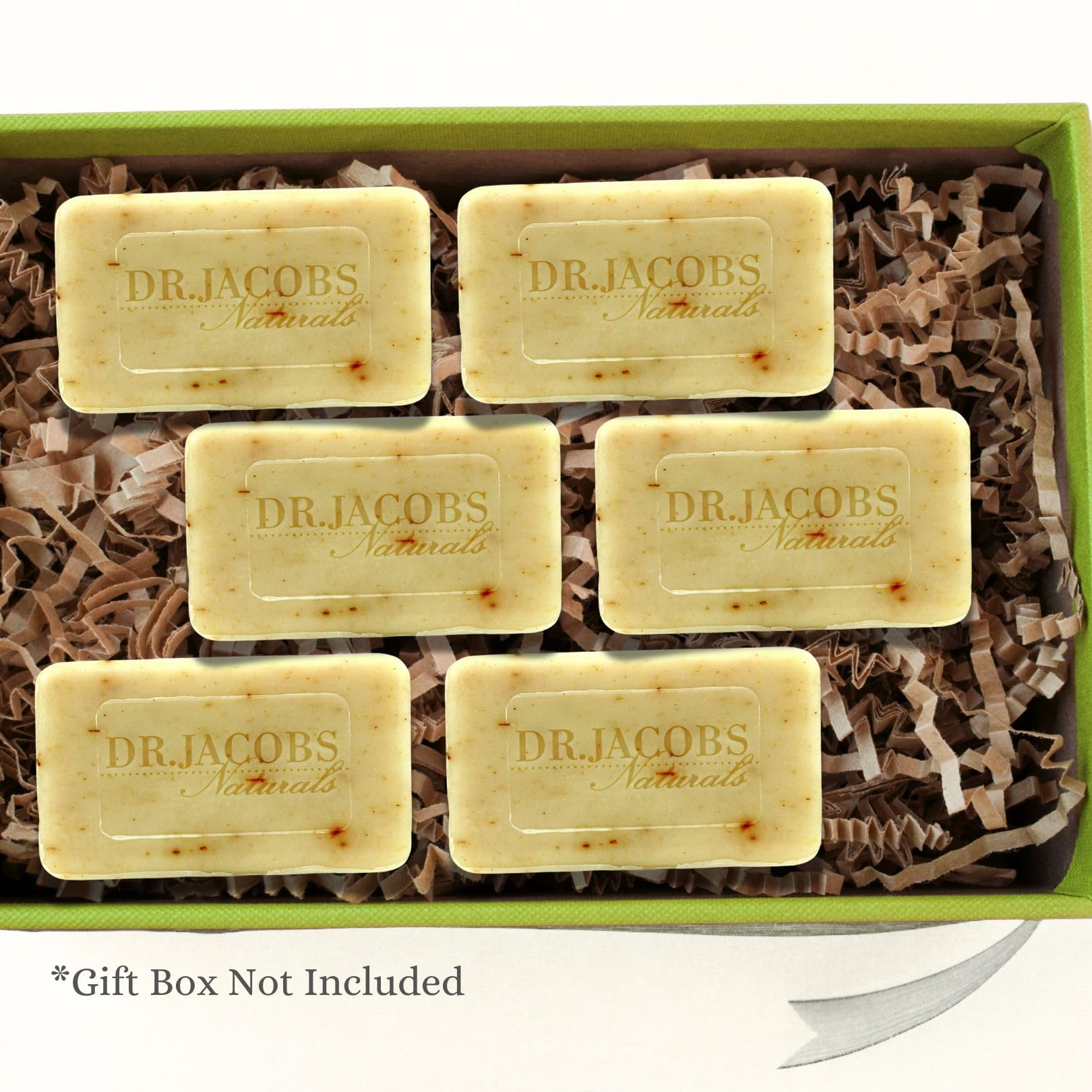 Dr Jacobs Naturals, Triple Milled Loofah Exfoliating Castile Bar Soap (Pack of 6) - Free of Parabens, Sulfates, Synthetics, Gltuen and GMO (Luscious Lavender)