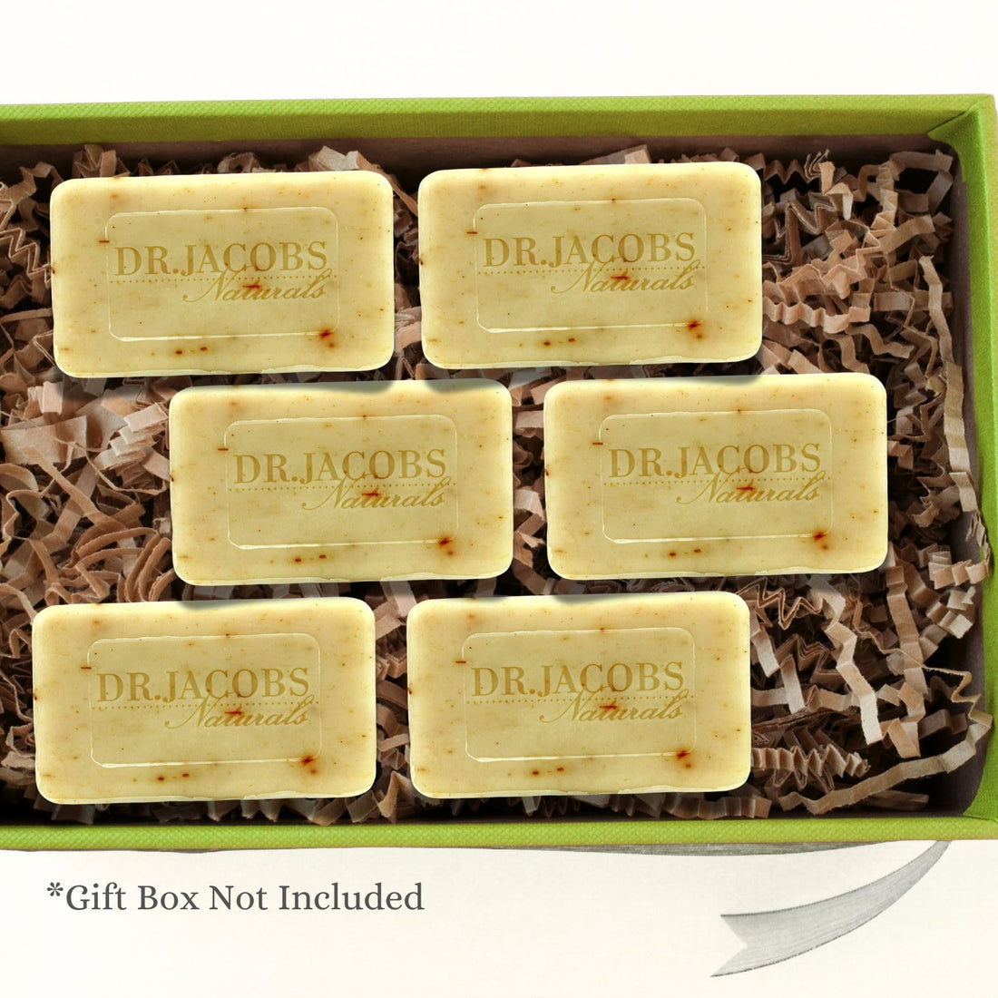 Dr Jacobs Naturals, Triple Milled Loofah Exfoliating Castile Bar Soap (Pack of 6) - Free of Parabens, Sulfates, Synthetics, Gltuen and GMO (Luscious Lavender)