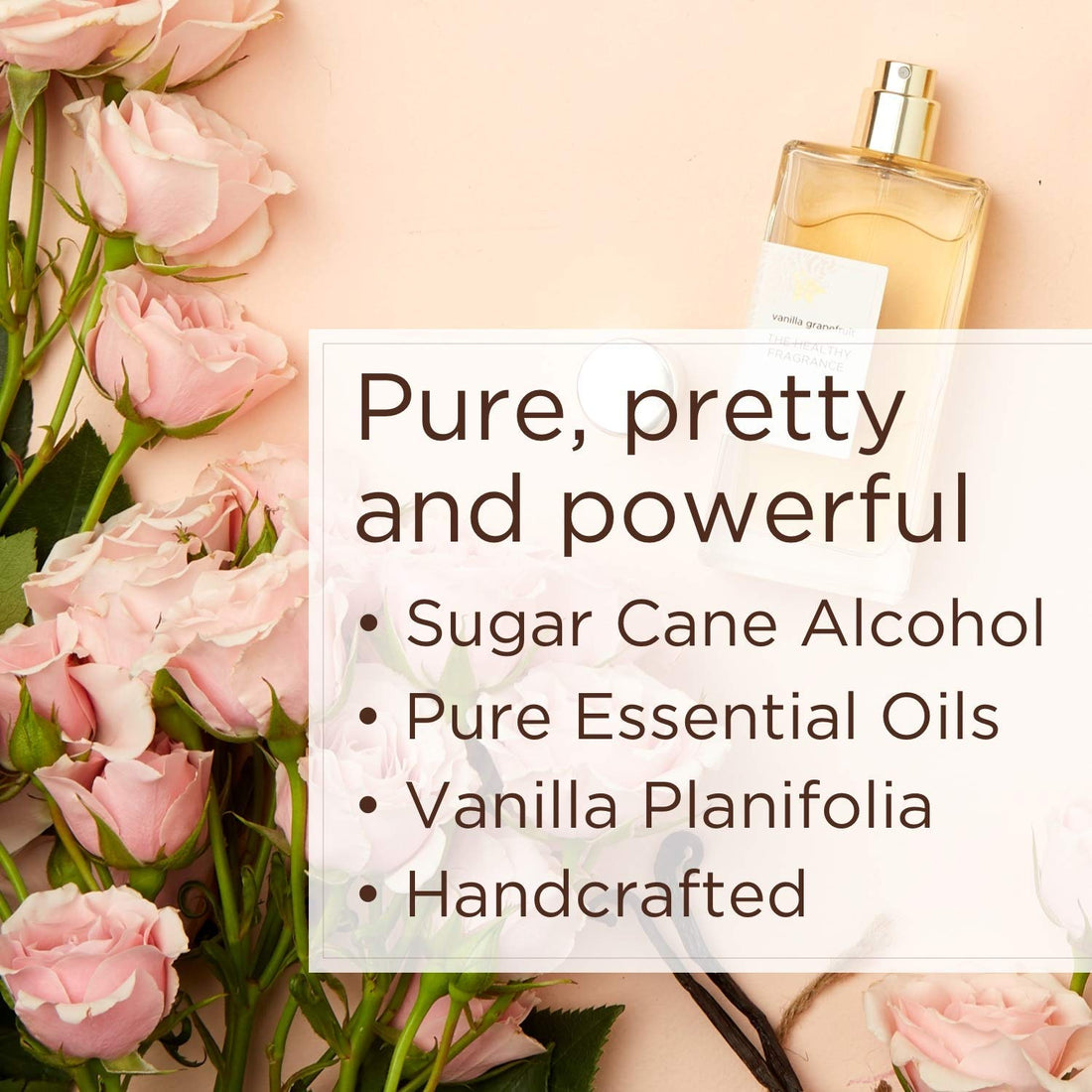 Lavanila The Healthy Fragrance Eau de Toilette, Vanilla Grapefruit, 1.7 Fluid Ounce