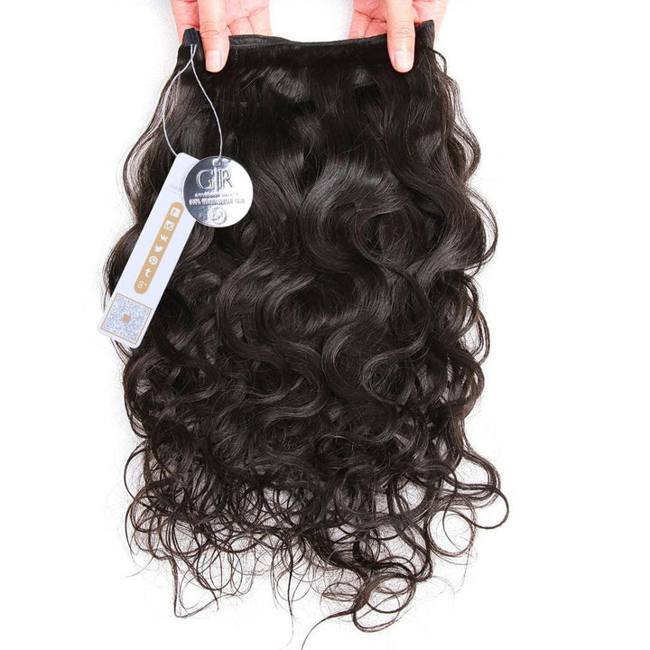 26inch, GR-6A High Quality : GoldRose Beauty Grade 6A 100% Brazilian Virgin Human Hair Extensions Body Wave, 1 Bundle 26 Inches Natural Black Color