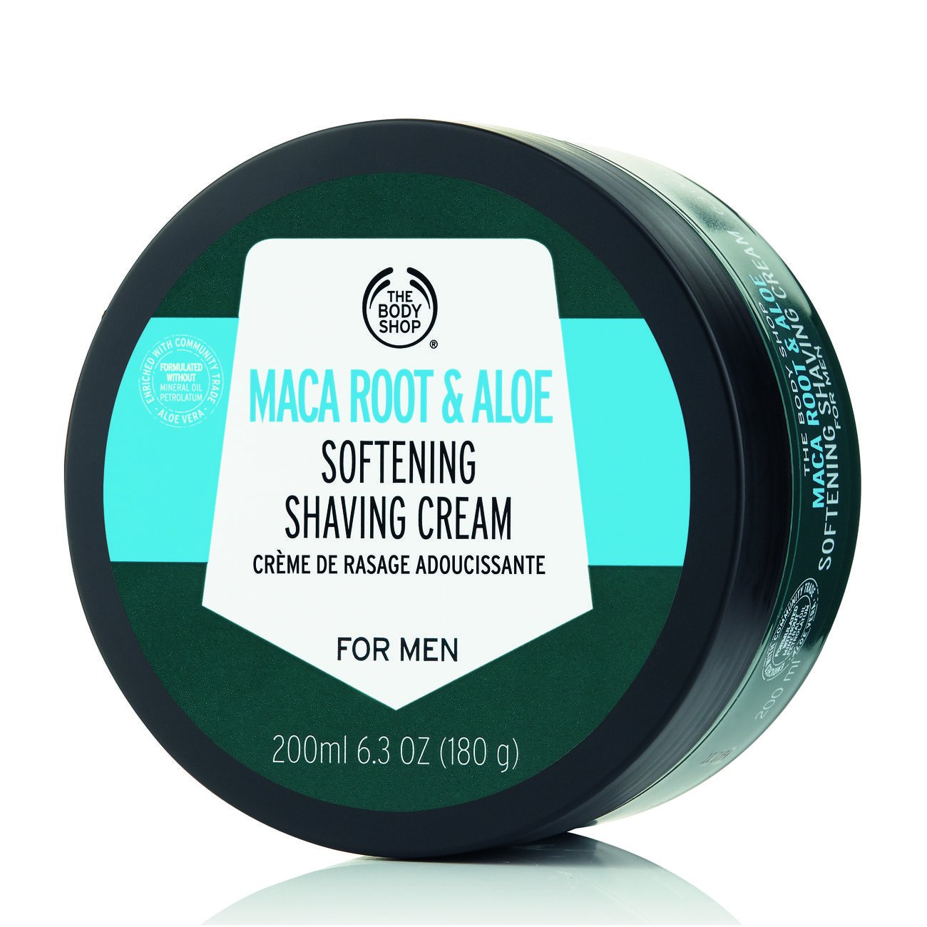 The Body Shop Maca Root & Aloe Softening Shaving Cream for Men - Feel Refreshed And Moisturised