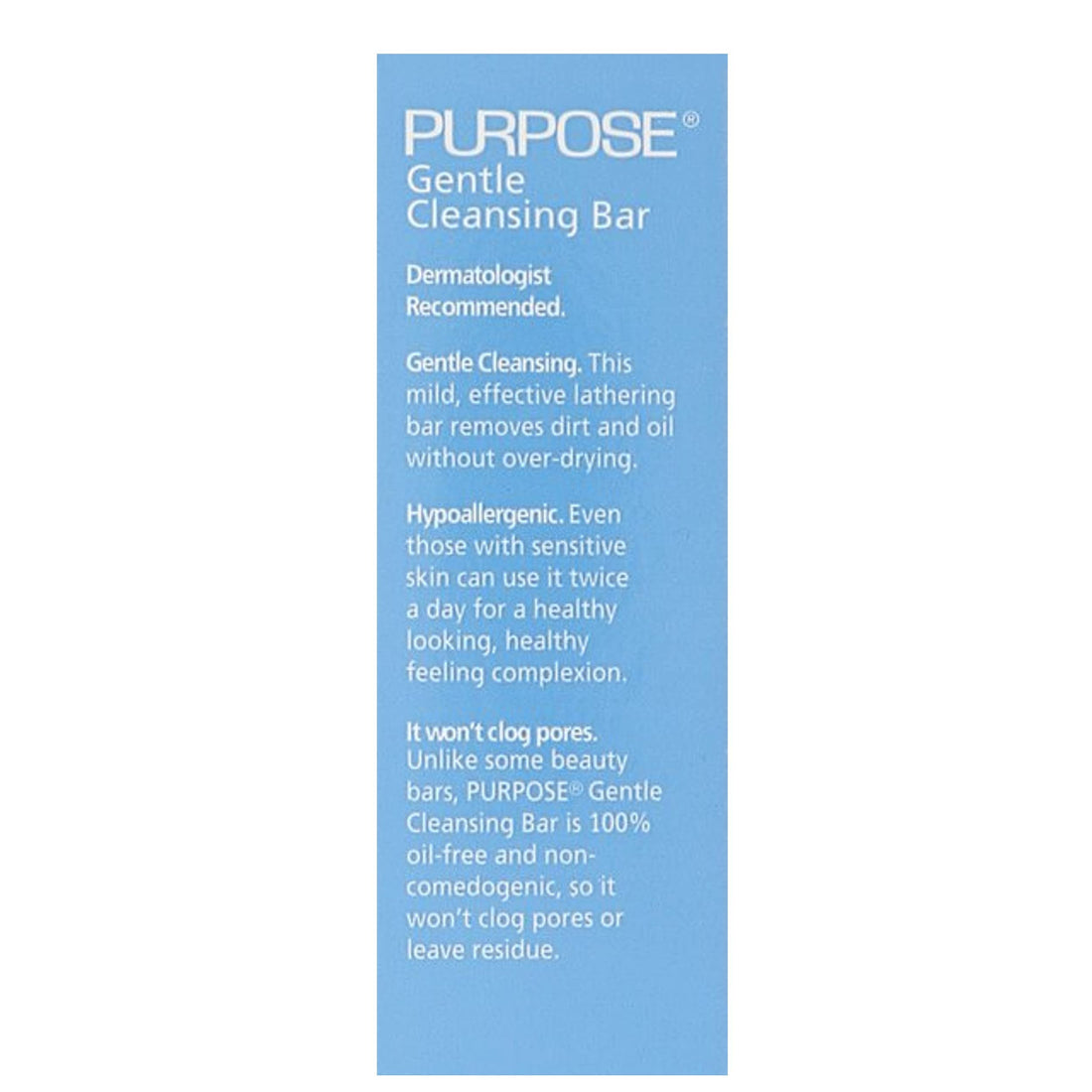 Purpose Gentle Cleansing Bar 3.6 Oz per pack 3.6 oz Pack of 4 AD