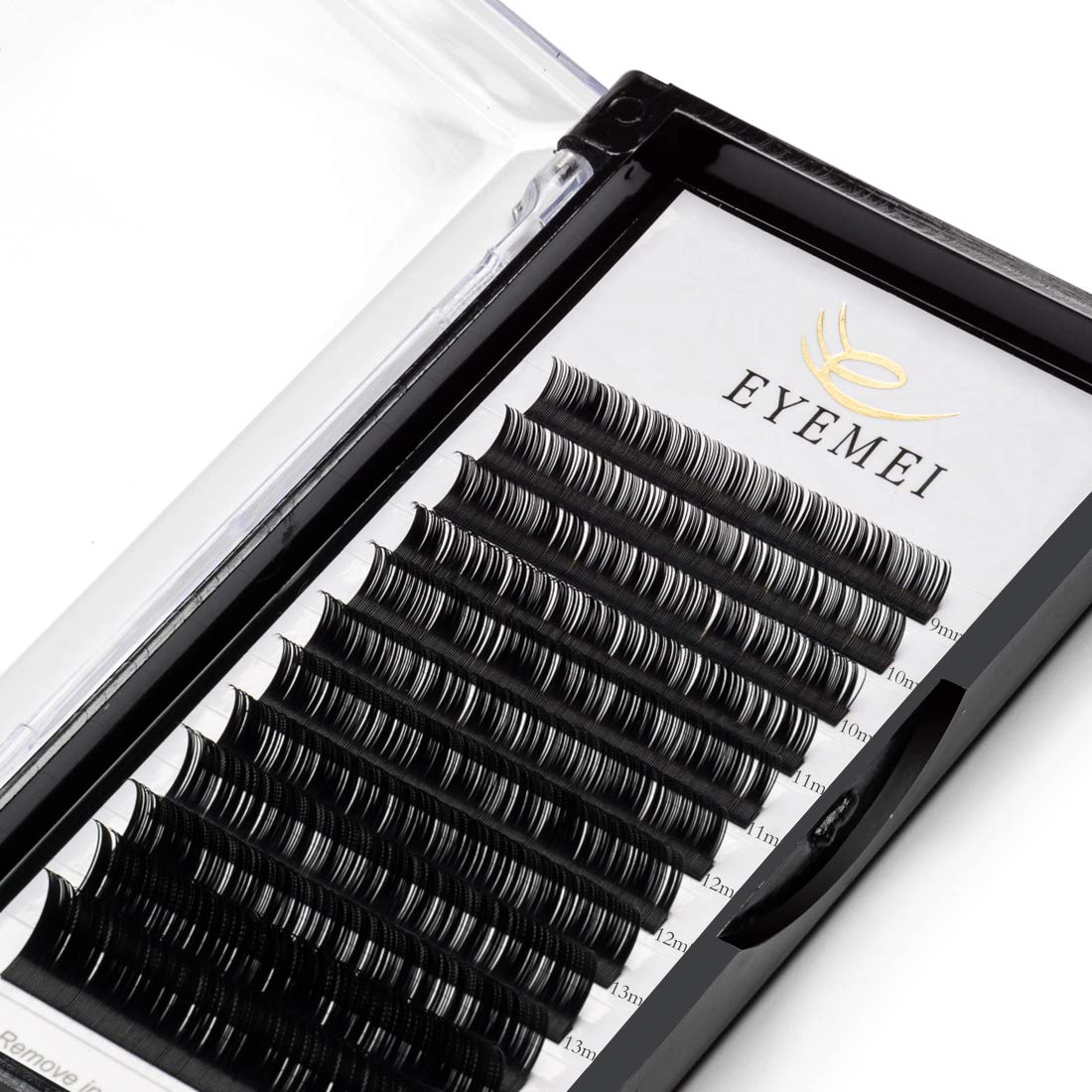 Mixed Tray Eyelash Extensions D Curl .15 Individual Silk False Eyelashes Extenson Volume Lashes Extension 8-14mm for Professional Makeup by EYEMEI