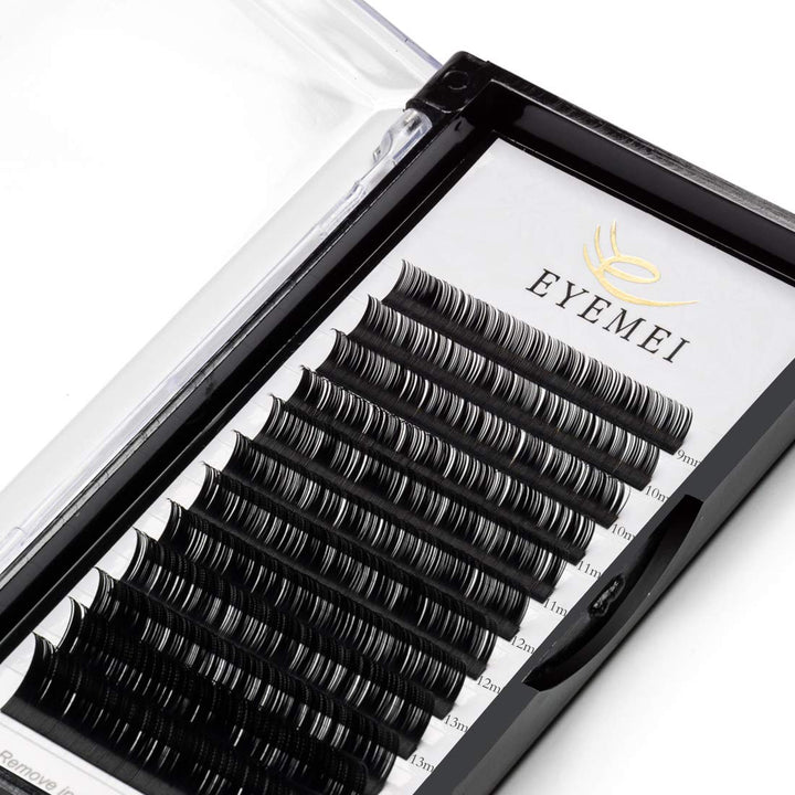 Mixed Tray Eyelash Extensions D Curl .15 Individual Silk False Eyelashes Extenson Volume Lashes Extension 8-14mm for Professional Makeup by EYEMEI