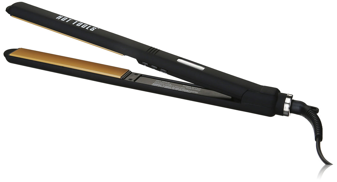 Hot Tools Nano Ceramic Digital Flat Iron with Extra-long Plates, 1 Inch