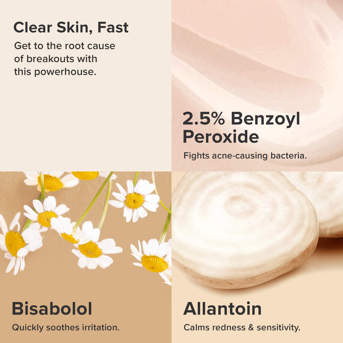 Paula's Choice CLEAR Daily Skin Clearing Treatment with Benzoyl Peroxide, Treats and Prevents Mild to Severe Acne & Breakouts, Fragrance-Free, 2.25 Fl. Oz.