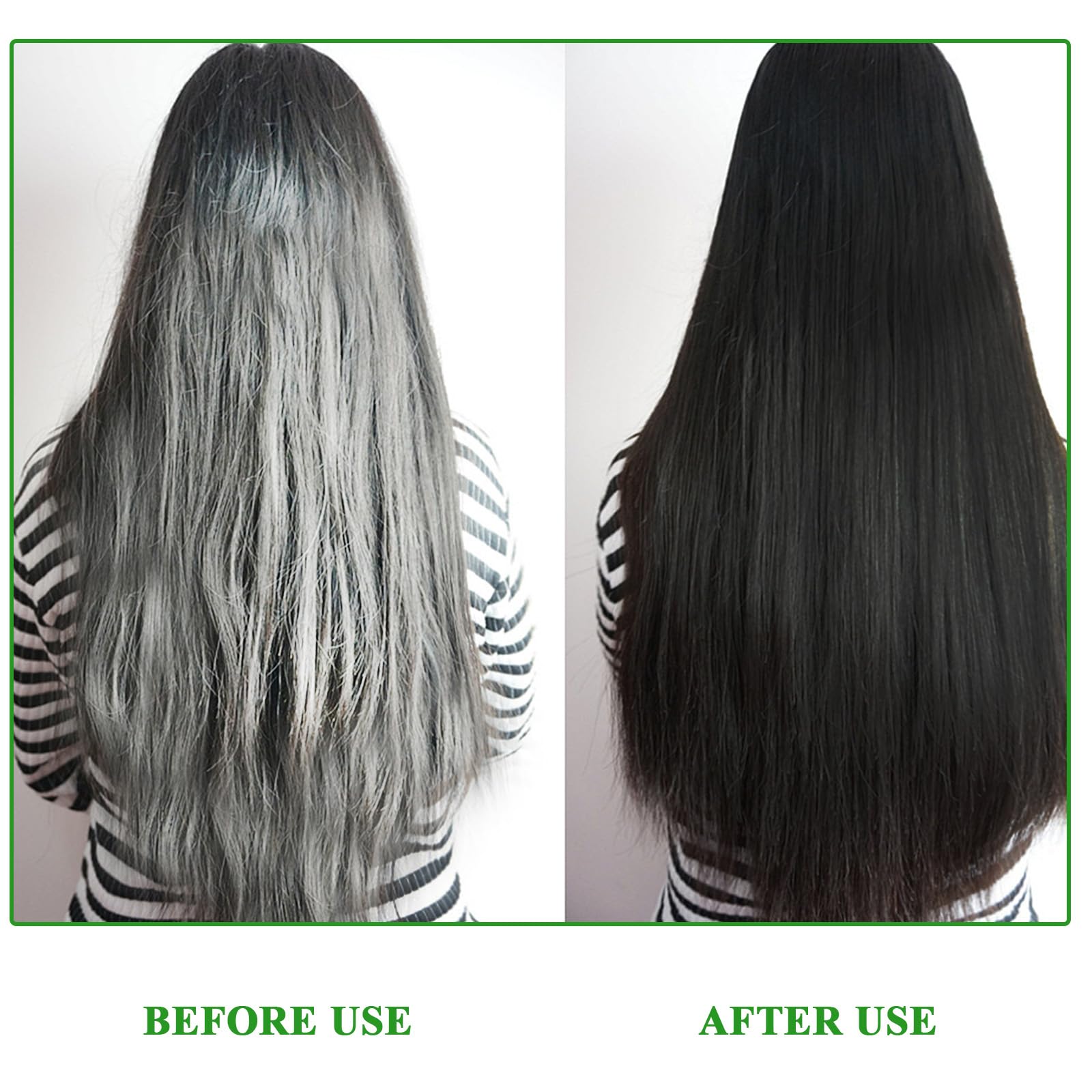 NIFEISHI Black Hair Dye Shampoo, 3 in 1 Herbal Ingredients Natural Shampoo Black Hair Dye for Gray Hair, Dye Shampoo for Women & Men 500ml