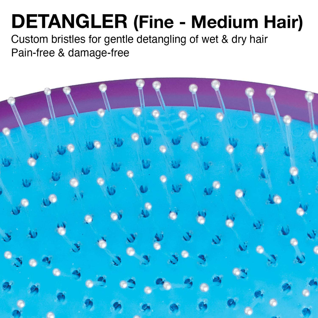 Olivia Garden Detangler & Styler Collection Brush, Purple
