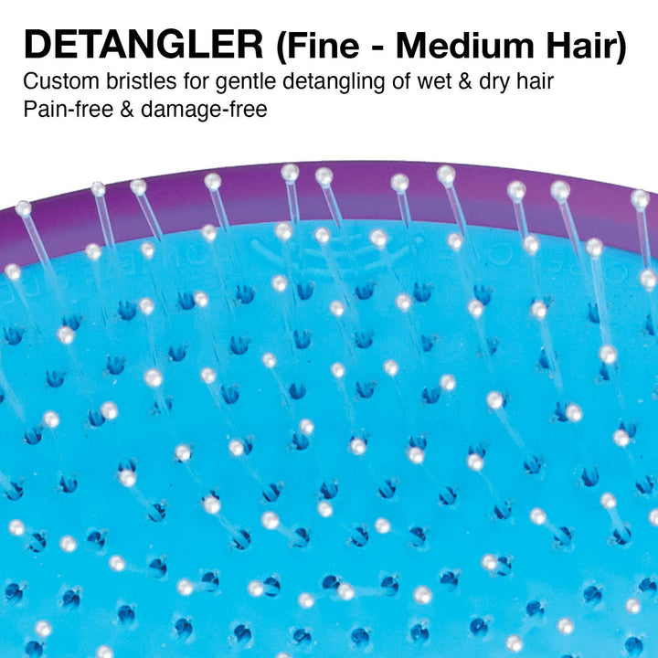 Olivia Garden Detangler & Styler Collection Brush, Purple