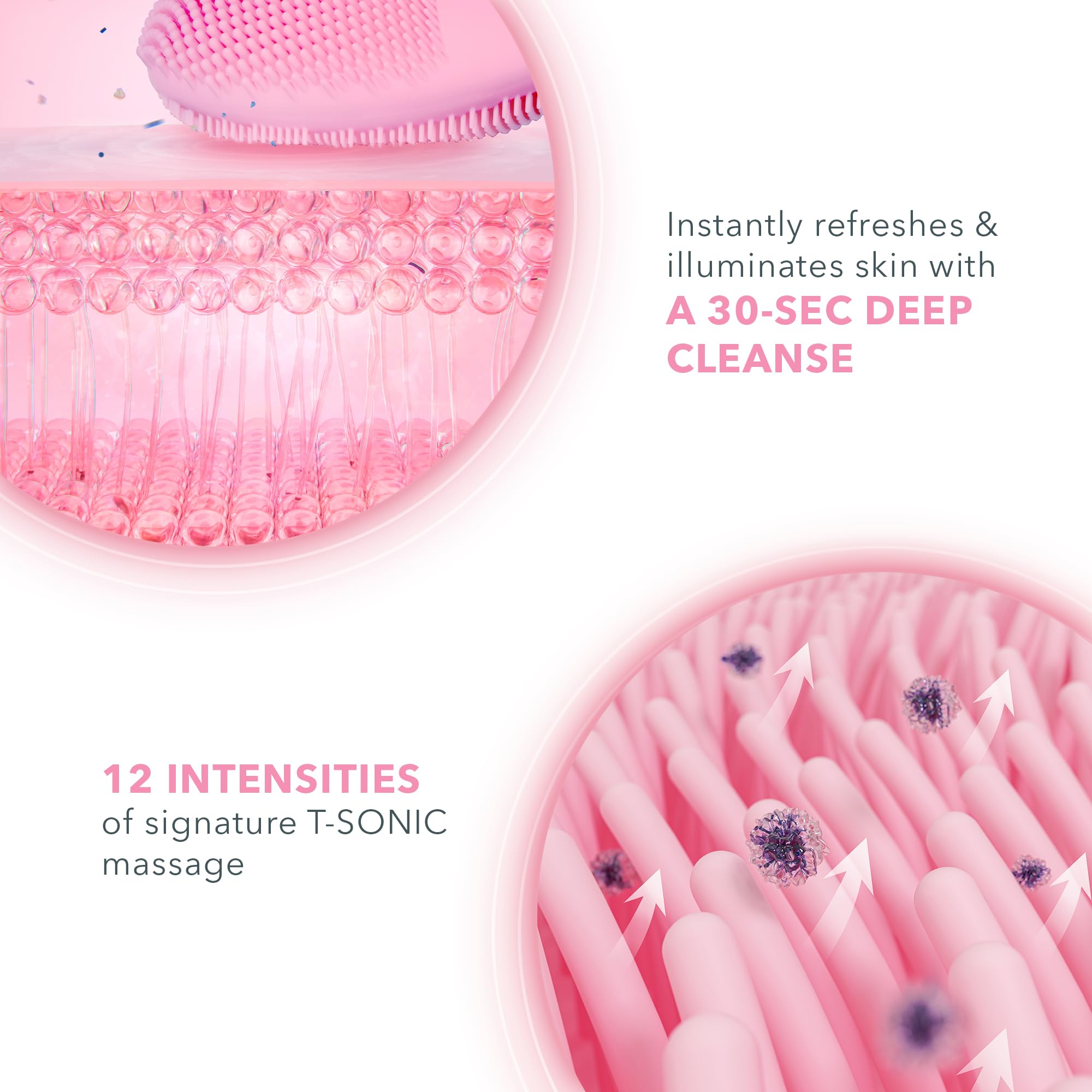 FOREO LUNA Mini 3 Facial Cleansing On The Go - Pearl Pink