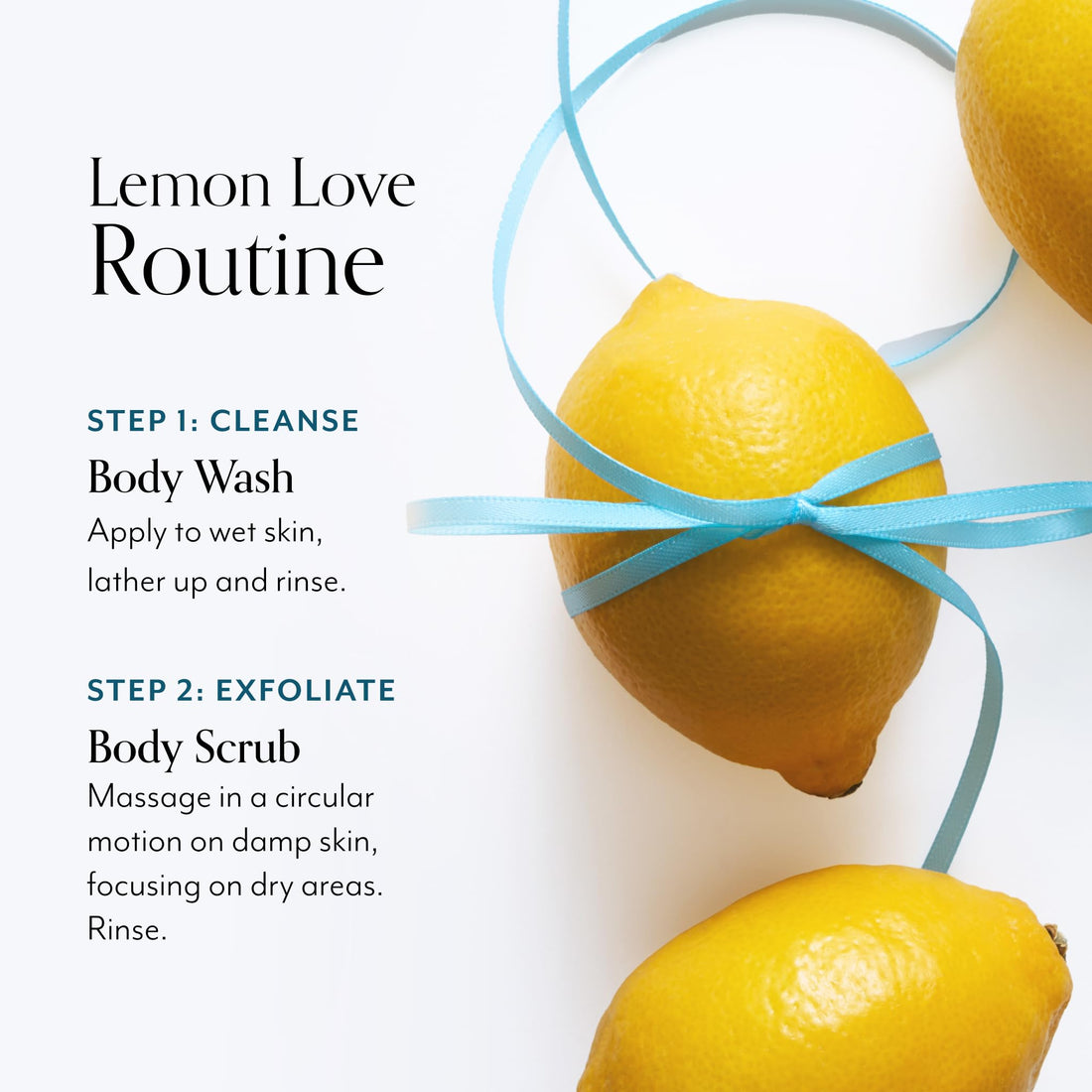 Bliss Lemon Love Exfoliating Duo: Soapy Suds Body Wash & Body Scrub with Shea Butter and Coconut Oil - Lemon and Sage - 17 Fl Oz - Gentle and Hydrating for Supremely Soft Skin