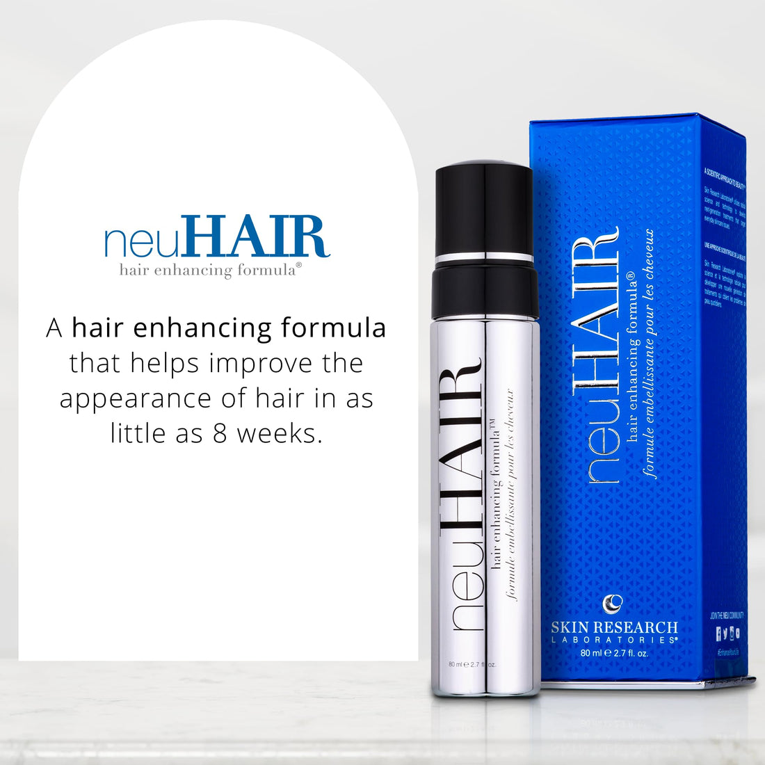 Skin Research Laboratories NeuHair Enhancing Formula, 2.7 Fl Oz
