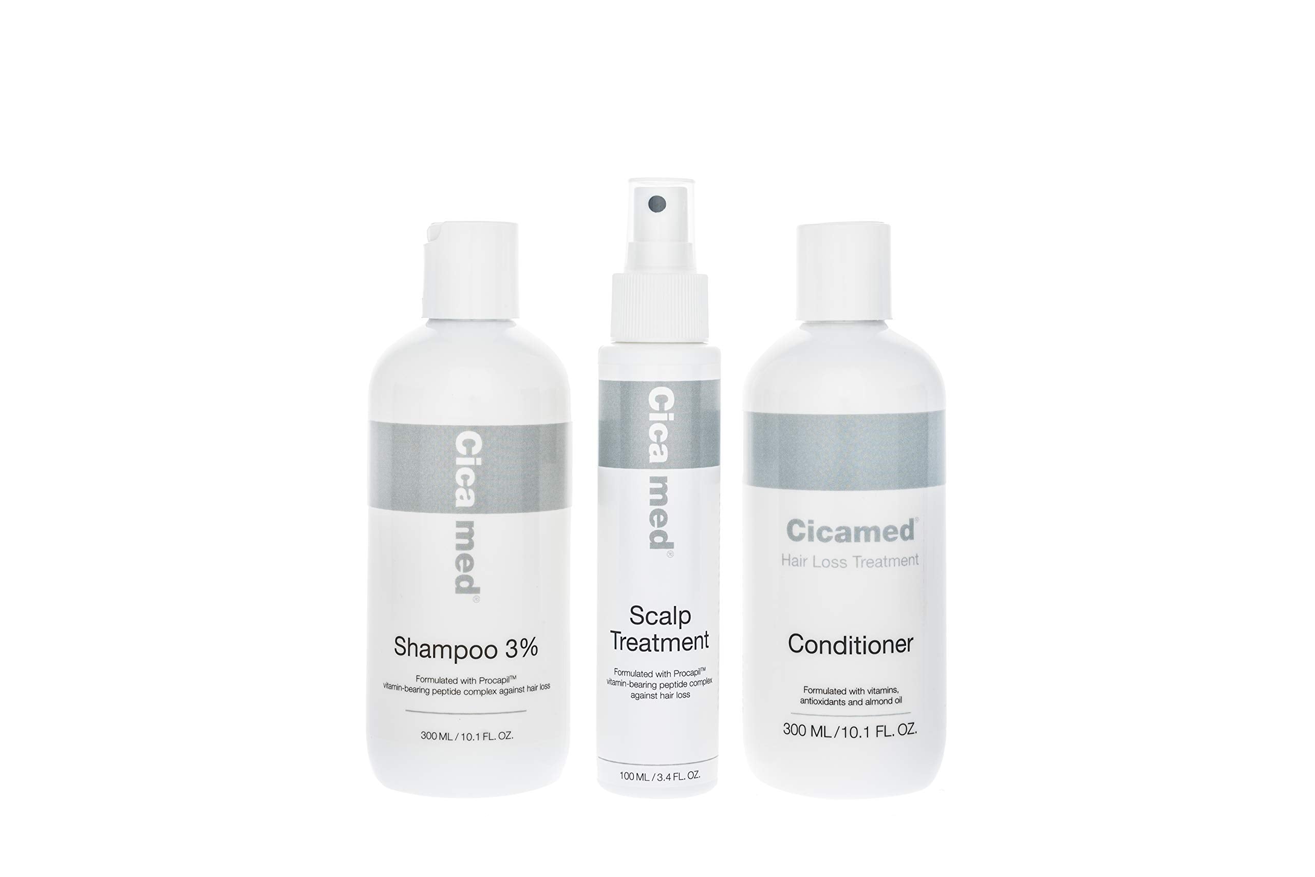 Cicamed Organic Science Hair Loss Treatment Conditioner,White,300 ML/ 10.1 FL. OZ.