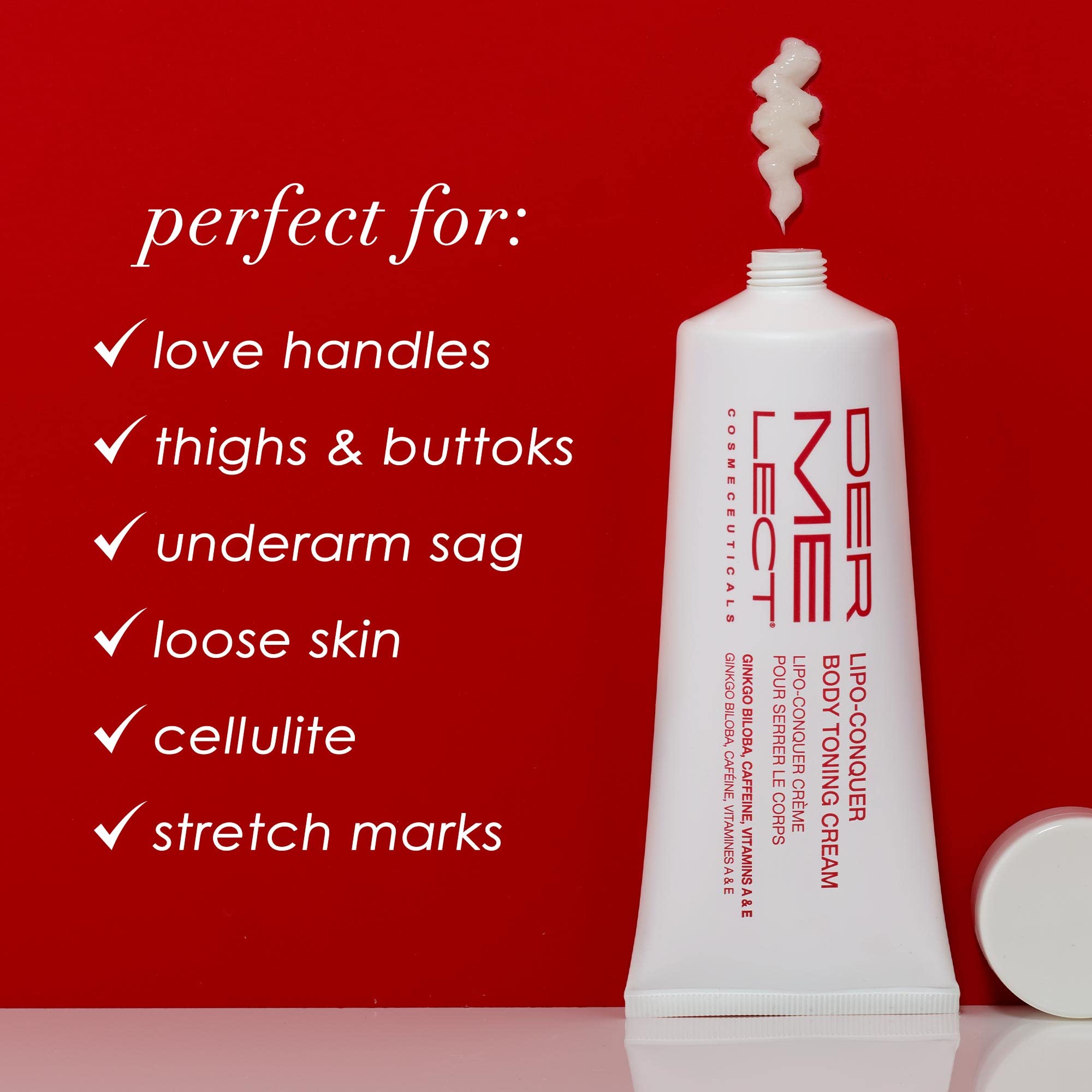 Dermelect LipoConquer Body Toning Cream 113.4g/4oz