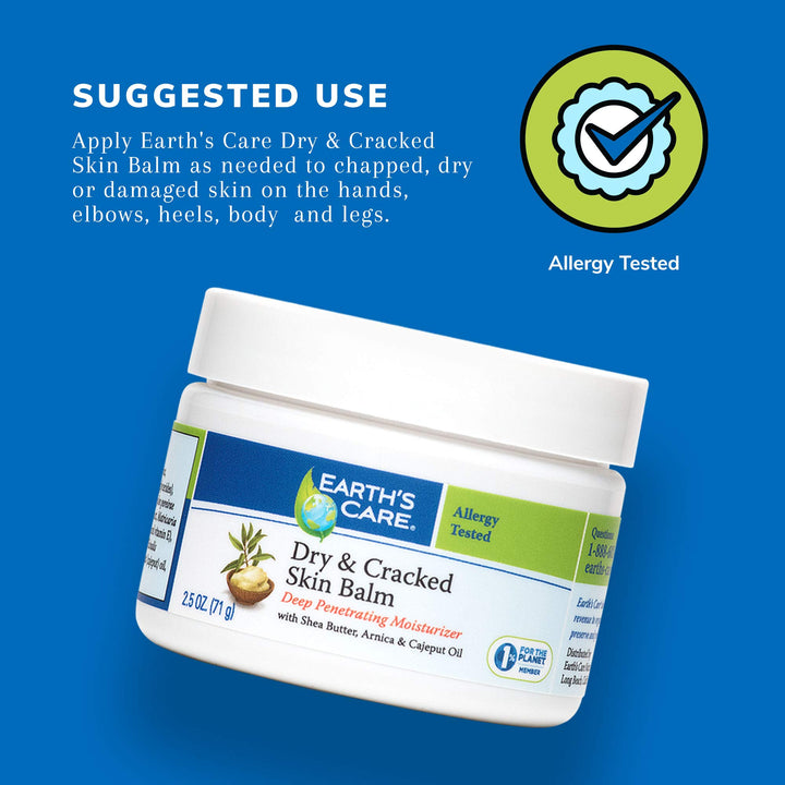 Earth's Care, Dry & Cracked Skin Balm, 2.5 oz (71 g)